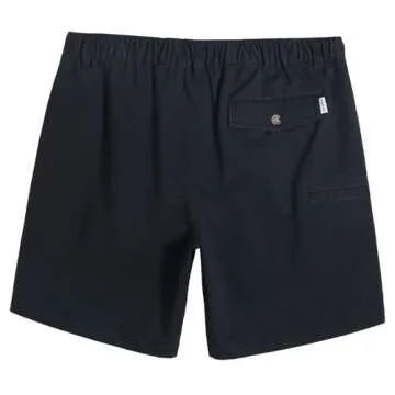 maamgic Men's Classic-fit 7" Cotton Casual Golf Shorts Elastic Waistband with Multi-Pocket Daily Wea...