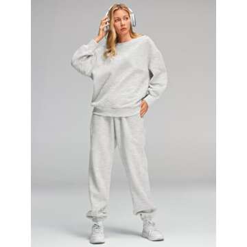 AUTOMET Sweatsuits for Women Set 2 Piece Outfits Oversized Sweatshirt Fall Outfits 2025 Lounge Sets ...