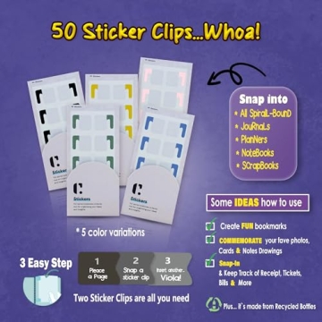 Clipmatic Stickers - Customize Your Notebook Effortlessly!