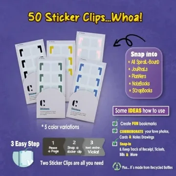 Clipmatic Stickers - Customize Your Notebook Effortlessly!