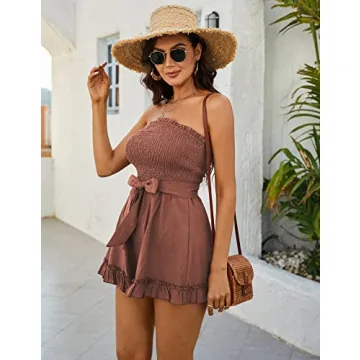 Zexxxy Summer Strapless Romper for Women Fashion
