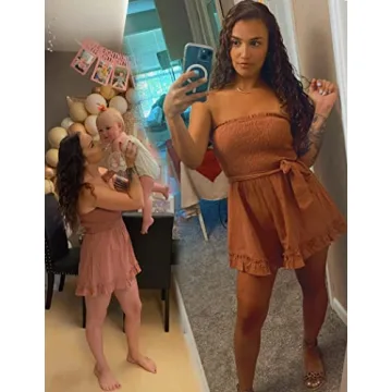 Zexxxy Summer Strapless Romper for Women Fashion