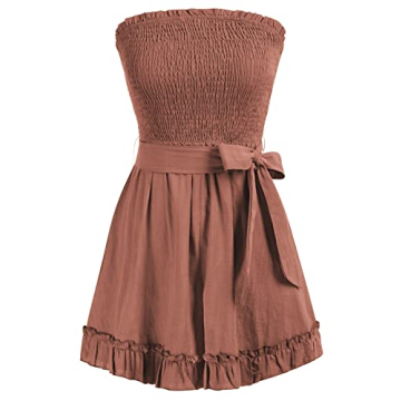 Zexxxy Summer Strapless Romper for Women Fashion