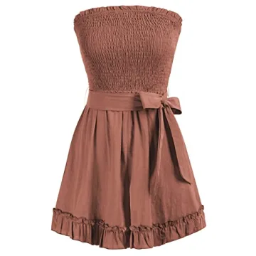 Zexxxy Summer Strapless Romper for Women Fashion