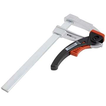 BESSEY 12-Inch Rapid Action Lever Clamp - Fast Action, Heavy Duty for Welding and Woodworking