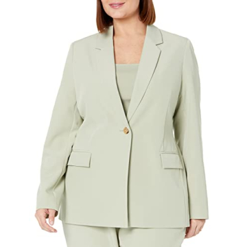 The Drop Blake Long Blazer in Desert Sage: Chic & Versatile