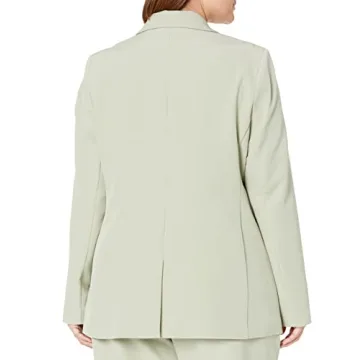 The Drop Blake Long Blazer in Desert Sage: Chic & Versatile