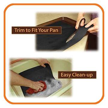 Healthy Chef Tools Non-Stick Baking Mats – Set of 4