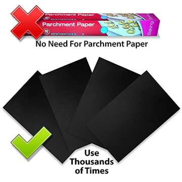 Healthy Chef Tools Non-Stick Baking Mats – Set of 4