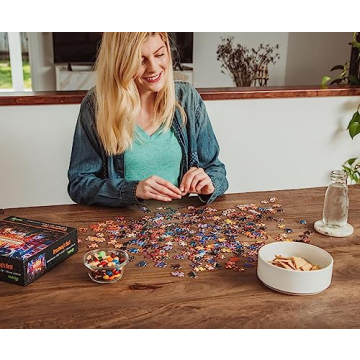 Broadway's Best 1000-Piece Jigsaw Puzzle by Rachid Lotf | Fun Brain Teaser, Toys & Games for Kids and Adults | 28 x 20 Inches