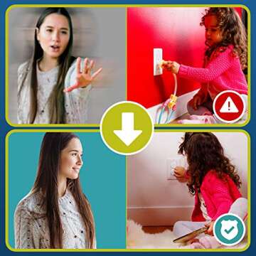 Outlet Covers Baby Proofing (32 Pack) By Wappa Baby | Safe & Secure Electric Plug Protectors | Sturd...