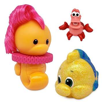 Disney Store Official Ariel Animators' Collection Mini Doll Play Set - The Little Mermaid - 5 Inches | Authentic Store Toy Figure | Includes Undersea Accessories | Suitable for Ages 3 and Up