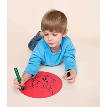 SylkyClover Dry Erase Circles for Classroom Tables 8-Pack (11 inches) - Dry Erase Dots for Classroom Tables, Dry Erase Decal Wall, Dry Erase Stickers for Tables, Dry Erase Spots for Tables, Removable