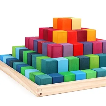 moderngenic Rainbow X-Large 100 Piece Building Blocks