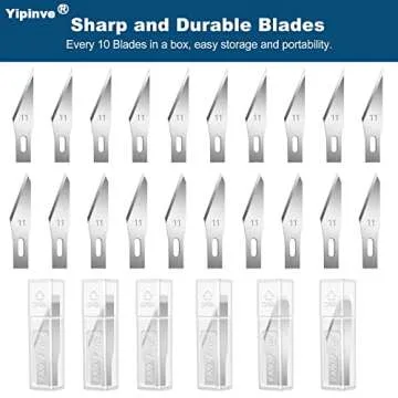 Yipinve Craft Knife Set 62PCS Precision Hobby Knife Kit