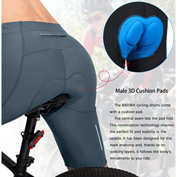 Men's 3D Padded Cycling Shorts Quick Dry UPF 50+