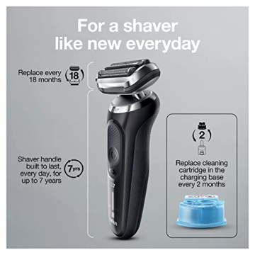 Braun Series 7 7085cc Flex Rechargeable Electric Shaver