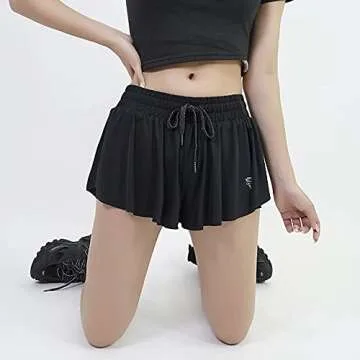 Luogongzi Flowy Running Shorts for Women - Comfort & Style