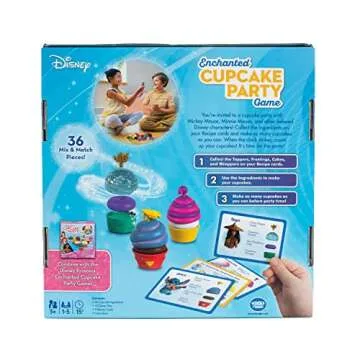 Wonder Forge Disney Enchanted Cupcake Party Game - Engaging Matching Game for Kids Ages 3 & Up | Featuring Beloved Disney Characters | Great for Skill Development | Ideal Birthday