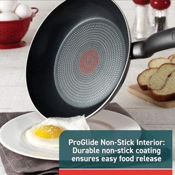 T-fal Initiatives Non Stick Fry Pan Set 2 Piece 8.5 & 10 Inch