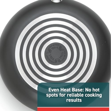 T-fal Initiatives Non Stick Fry Pan Set 2 Piece 8.5 & 10 Inch