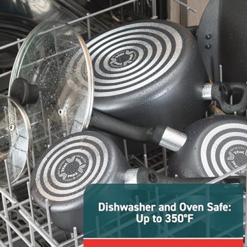 T-fal Initiatives Non Stick Fry Pan Set 2 Piece 8.5 & 10 Inch