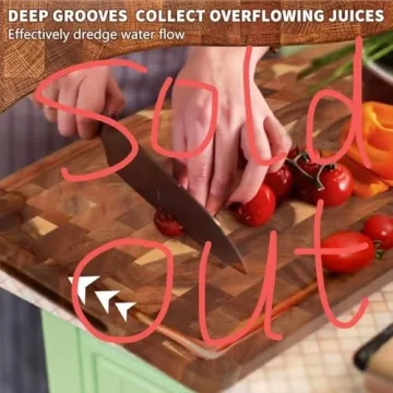 ORIDOM Premium Acacia Cutting Board for Kitchen Serving
