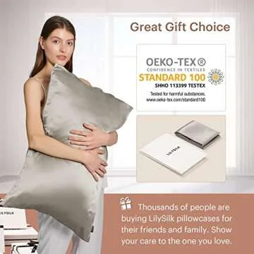 Lilysilk 100% Mulberry Silk Pillowcase for Skin