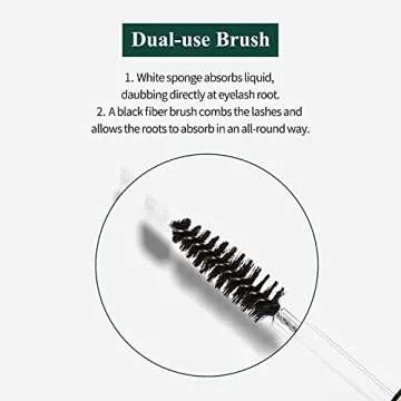 Eyelash Growth Serum, BREYLEE Lash Boost Serum, Eyelash Conditioner for Longer, Fuller, & Thicker Lashes, Gold (3ML/ 0.1 Fl. Oz),Fast Results in 30 days