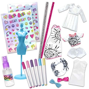 Creative Barbie Tie-Dye Fashion Designer Set for Kids