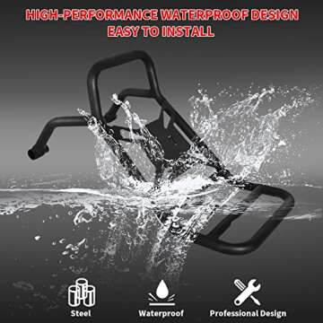 Motoparty Center Rack Carrier Luggage for 2020-2022 Honda CT125 Trail 125 Hunter Cub