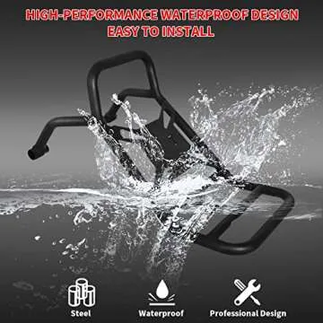 Motoparty Center Rack Carrier Luggage for 2020-2022 Honda CT125 Trail 125 Hunter Cub