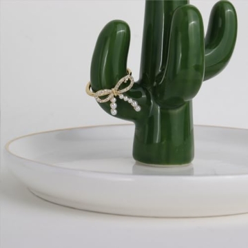 Elegant Sonateomber Gold Pearl Bow Adjustable Stacking Ring for Women