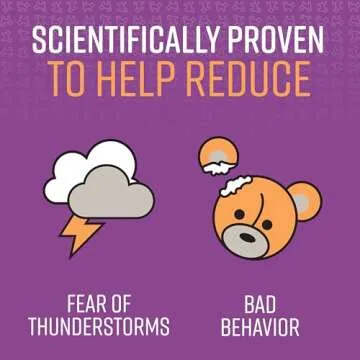 SENTRY PET Care Sentry Calming Collar for Dogs, Anxiety Reducing Pheromone Collar, Releases Pheromones for 30 Days, Helps Calm During Loud Noises and Separation, 1 Count, Purple