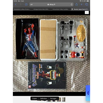 Bandai GX-33 Spider-Man & Leopardon Soul of Chogokin Figure