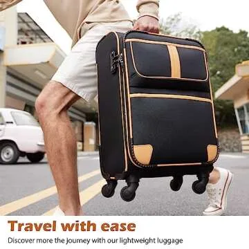 Coolife 4 Piece Luggage Set - Durable & Stylish Travel Gear