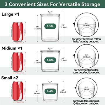 TIDIdea Laundry Jars - Stylish Storage Solution for Home