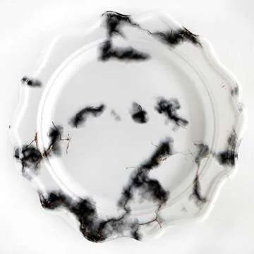 Elegant Tiger Chef 96 Pack Disposable Plate Set for Parties