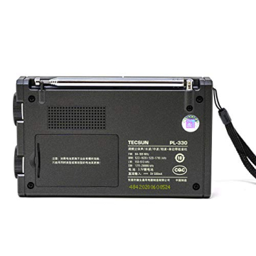 Tecsun PL-330 AM/FM/LW/SW Worldband Radio - Exceptional Sound Quality