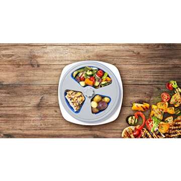 Portions Master Plate for Easy Portion Control and Weight Loss