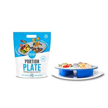 Portions Master Plate for Easy Portion Control and Weight Loss
