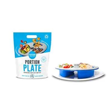 Portions Master Plate for Easy Portion Control and Weight Loss
