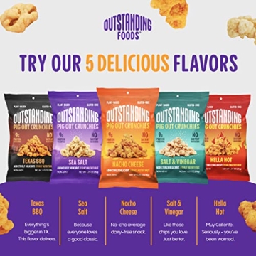 Outstanding Foods Pig Out Crunchies - Vegan Gluten Free Snacks