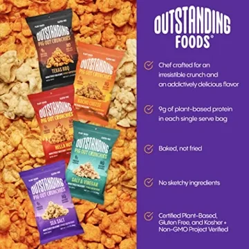Outstanding Foods Pig Out Crunchies - Vegan Gluten Free Snacks