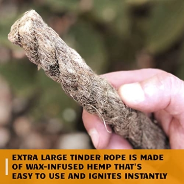 Ferro Rod Fire Starter for Outdoor Adventures | Bushcraft Survival Gear