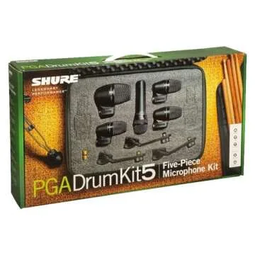 Shure PG ALTA 5-Piece Drum Microphone Kit for Performing and Recording Drummers - Includes Mics, Mou...