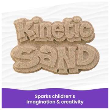 Kinetic Sand, 11lb (5kg) Natural Brown Bulk Play Sand for Arts and Crafts, Sandbox, Moldable Sensory Toys for Kids Ages 3 and up