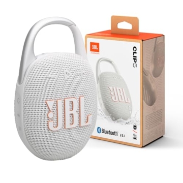 JBL Clip 5 - Ultimate Ultra-Portable Waterproof Bluetooth Speaker with Incredible Sound