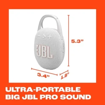 JBL Clip 5 Ultra-Portable Waterproof Bluetooth Speaker