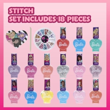 Barbie Movie Kids Nail Polish Set - 18 Pieces
